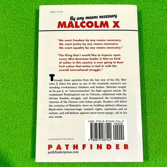 Malcolm X By Any Means Necessary SC Book EXC - Picture 2 of 6